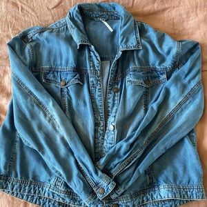 Free People Lightweight Denim Jacket